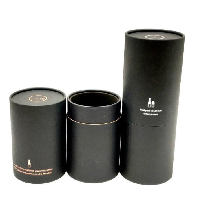 Round Cardboard Wine Tube matte varnishing laminating EVA Dimasukkan 3