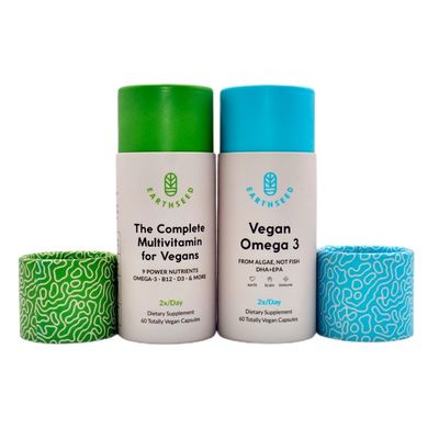 Kotak Tabung Karton Food Grade Ramah Lingkungan Untuk Kemasan Kapsul Suplemen