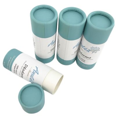 Custom Printing Deodorant Push Up Tubes Kemasan Biodegradable untuk Body Balm