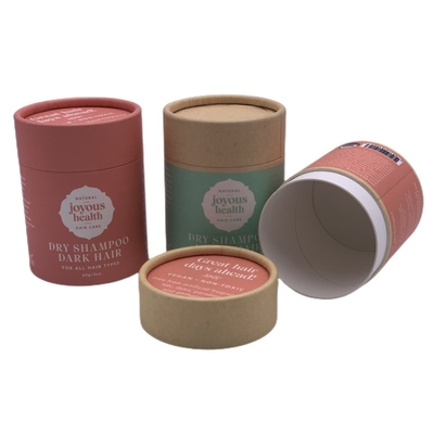 Shampoo Kraft Paper Tube Produk Perawatan Rambut Kemasan Kotak Kosmetik