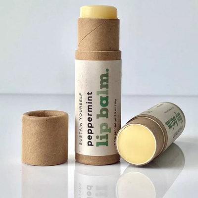 0.5oz Kraft Paper Lip Balm Tubes, Cardboard Deodorant Paperboard Push Up Tubes