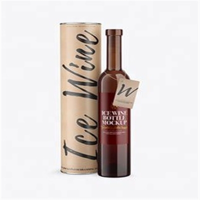 Liquor Cardboard Wine Tube Hotstamping Untuk Kemasan Botol Kaca