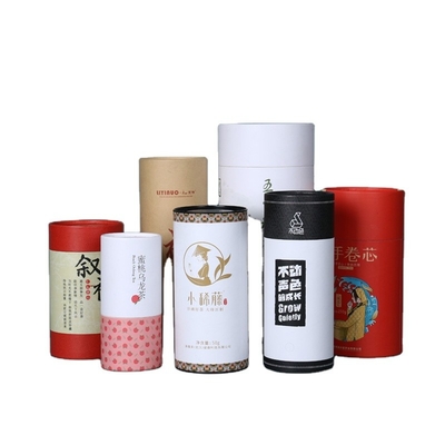 4C Printing Eco Friendly Paper Tube Packaging Untuk Deodoran OEM Tersedia