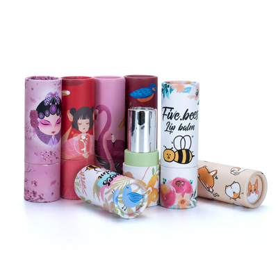 Offest Cosmetic Paper Tube Packaging Multifeature Corrugation Material