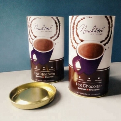 Kaleng Komposit Kertas Kedap Udara, Wadah Silinder Karton 63mm