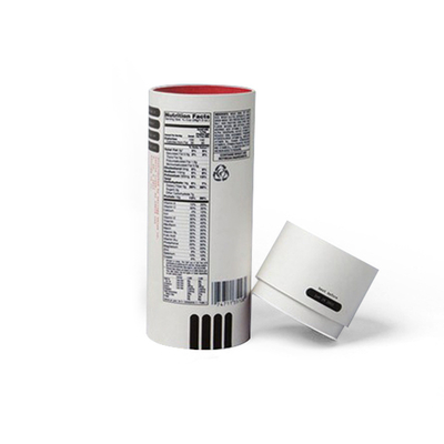 Food Grade Paper Tube dengan Clear Window Round Tube Box untuk Kemasan Makanan