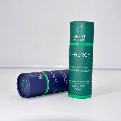 30ml CBD Essential Oil Tube Kemasan Silinder Ramah Lingkungan untuk Botol Kosmetik