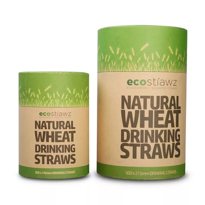 OEM Kraft Paper Food Tube Kemasan Ramah Lingkungan CMYK Cylinder Tea Cardboard Box