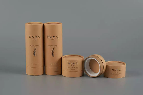 Kemasan Tabung Body Lotion 120ml, Wadah Bulat Kertas Daur Ulang Untuk Perawatan Kulit