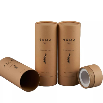 Kemasan Tabung Body Lotion 120ml, Wadah Bulat Kertas Daur Ulang Untuk Perawatan Kulit