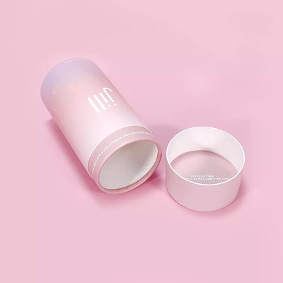 Kotak Kertas Silinder Kemasan Lipstik, Wadah Kosmetik Ramah Lingkungan CMYK