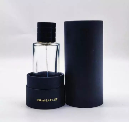 30ml 50ml 100ml Hitam Kraft Kertas Karton Tabung Botol Parfum Dengan Sisipan EVA
