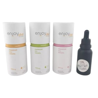 Kemasan Tabung Kertas untuk Wadah Kertas Botol Minyak Esensial 30ml untuk Kosmetik