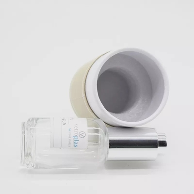 Kertas Cetak Kustom Tabung Kosmetik CMYK Cardboard Cylinder untuk Essential Oil