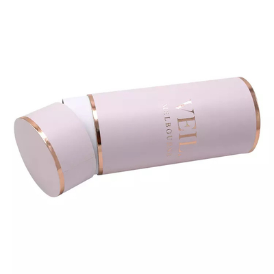 Custom Printed Logo Round Cylinder Container Eco Friendly Apparel Veil Paper Tubes Packaging