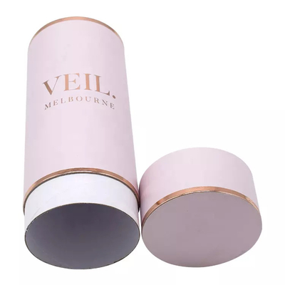 Custom Printed Logo Round Cylinder Container Eco Friendly Apparel Veil Paper Tubes Packaging