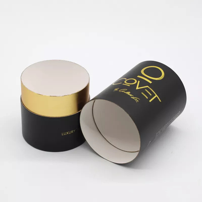 Custom Gold Stamping Logo Kemasan Tabung Kertas Kosmetik Untuk Lilin Parfum