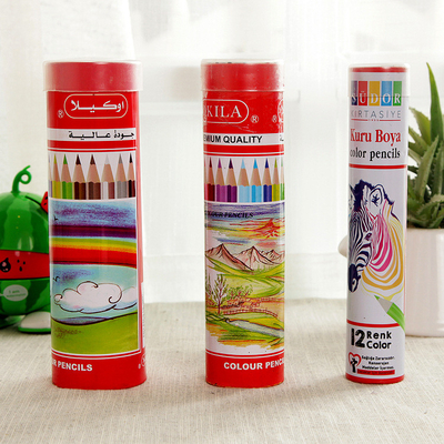 Aluminium Foil Paper Tube Pen Holder Pantone Dicetak SGS Disetujui
