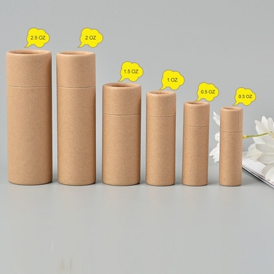 Tabung Karton Biodegradable Plasticfree, Kotak Hadiah Tabung Karton 21mm