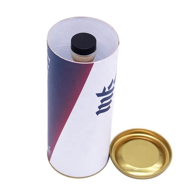 Kotak Hadiah Tutup Logam Untuk Botol Sampanye Pencetakan CMYK Biodegradable