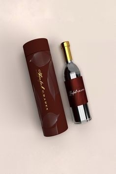 Liquor Cardboard Wine Tube Hotstamping Untuk Kemasan Botol Kaca