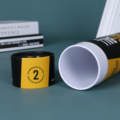 4C Printing Eco Friendly Paper Tube Packaging Untuk Deodoran OEM Tersedia