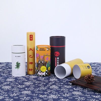 Kemasan Makanan Tabung Kertas Satin, Tabung Karton Food Grade ODM