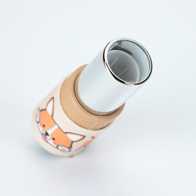 Offest Cosmetic Paper Tube Packaging Multifeature Corrugation Material