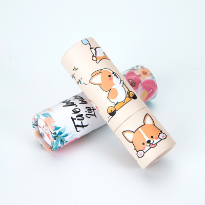 Offest Cosmetic Paper Tube Packaging Multifeature Corrugation Material