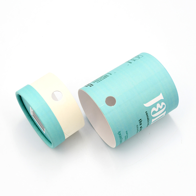 CMKY Cardboard Packaging Cylinders Childproof Embossing Blister Dimasukkan