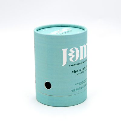 CMKY Cardboard Packaging Cylinders Childproof Embossing Blister Dimasukkan
