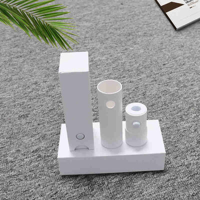 Tabung Kertas Tahan Anak Sekali Pakai Tabung Karton Putih Sesuaikan LOGO Kunci Pengaman Silinder Vape