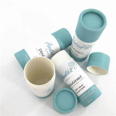 Custom Printing Deodorant Push Up Tubes Kemasan Biodegradable untuk Body Balm