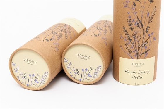 Tabung Kertas Biodegradable UV Diproses Timbul Untuk Deodoran