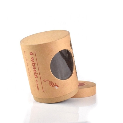 Kotak Karton Biodegradable Dengan Jendela Plastik Glossy Laminated Multifunction