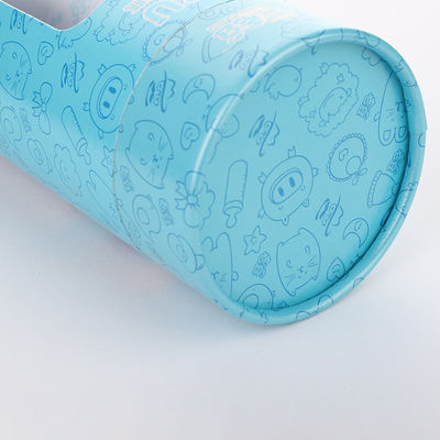 Kemasan Tabung Kertas 100ml Dengan Jendela, Kotak Kertas Jendela PVC Timbul