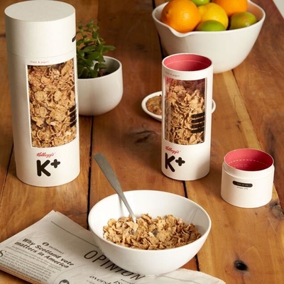 Food Grade Paper Tube dengan Clear Window Round Tube Box untuk Kemasan Makanan
