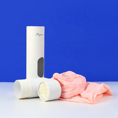 Kemasan Tabung Kertas Sarung Bantal Hollow Out Cylinder untuk Kemasan Pakaian Pakaian