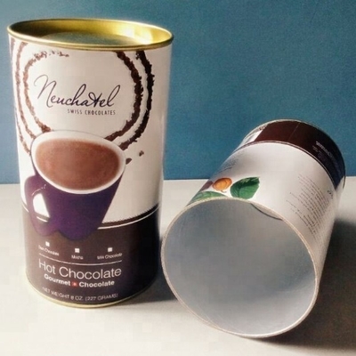 Kaleng Komposit Kertas Kedap Udara, Wadah Silinder Karton 63mm