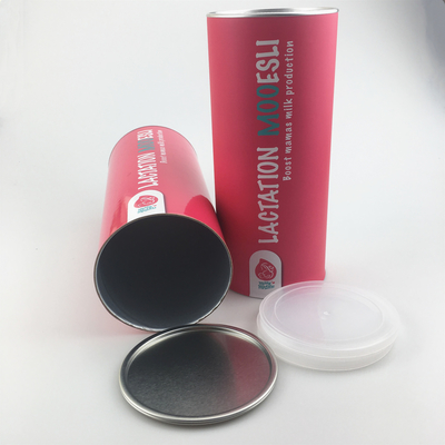 Kaleng Komposit Kertas 46mm, Wadah Silinder Kertas Antimoisture