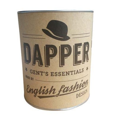 Kaleng Komposit Kertas A4, 300DPI Karton Canister Packaging UV Coating